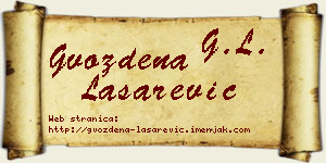 Gvozdena Lašarević vizit kartica